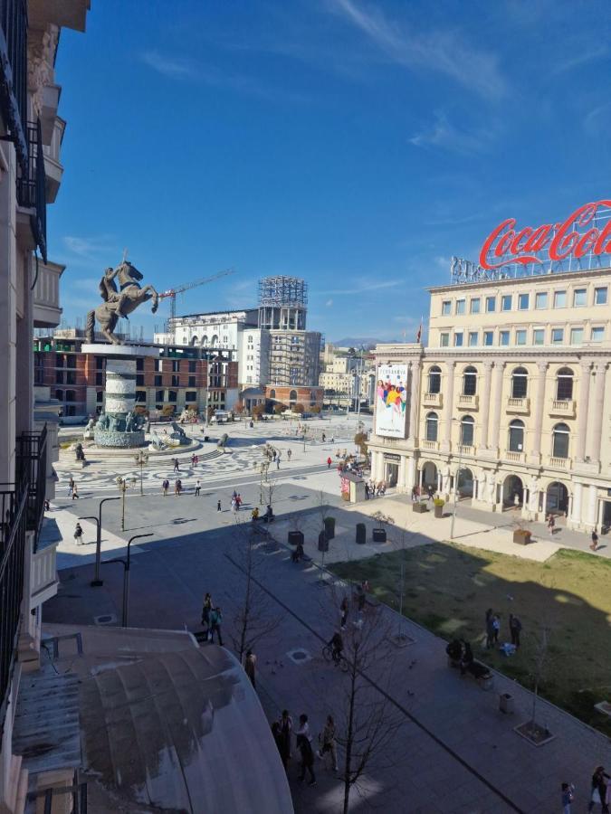 Skopje Plaza Apartment Bagian luar foto